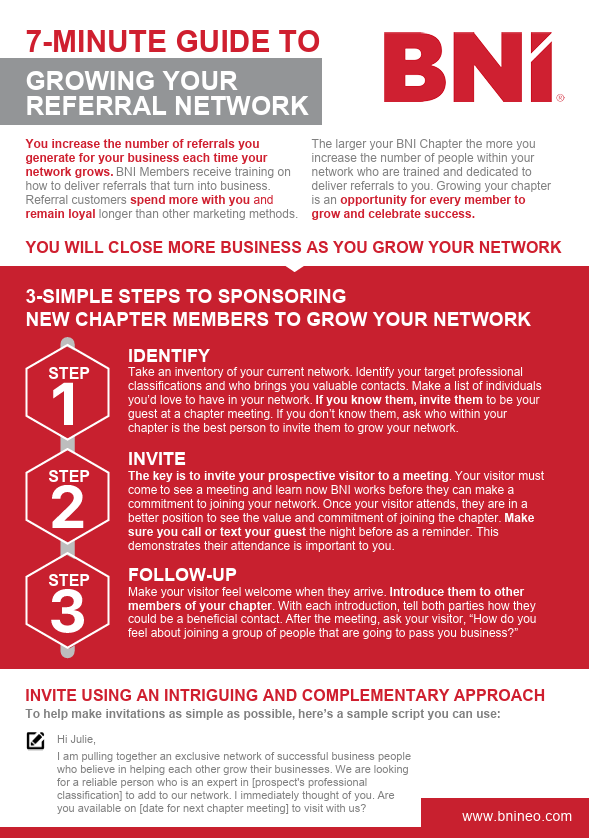 7 Minute Guide to Growing Your Referral Network